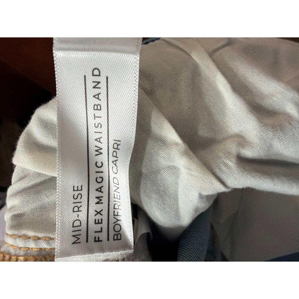 Lane Bryant Women's Plus Size Pride Rainbow Pocket Boyfriend Capri Size 24 New - Picture 8 of 8